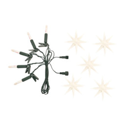 Extension Set for Herrnhuter Moravian Star Chain A1s White Plastic