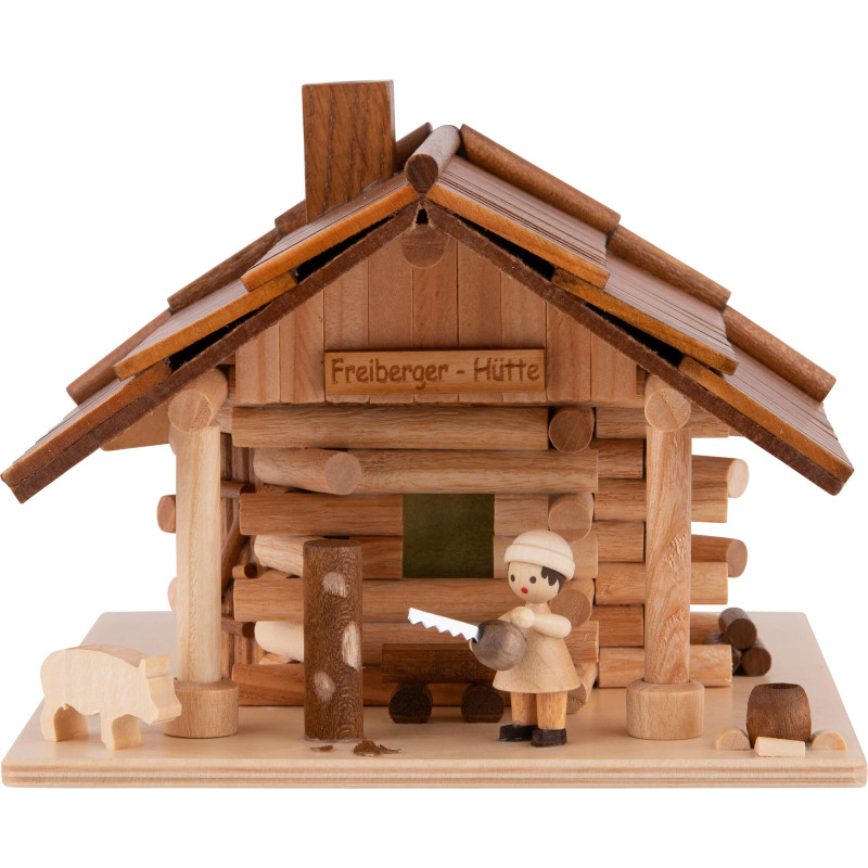 Smoking Hut - Freiberg Hut with LED - 12,5 cm / 5 inch