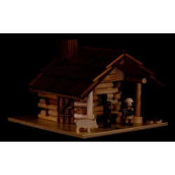 Smoking Hut - Freiberg Hut with LED - 12,5 cm / 5 inch