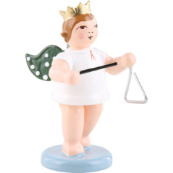 Angel with Crown and Trombone - 6,5 cm / 2.5 inch