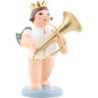 Engel mit Krone und Tuba - 6,5 cm