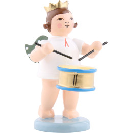 Angel with Crown and Drum - 6,5 cm / 2.5 inch