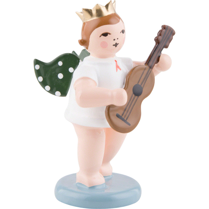 Angel with Crown and Guitar - 6,5 cm / 2.5 inch