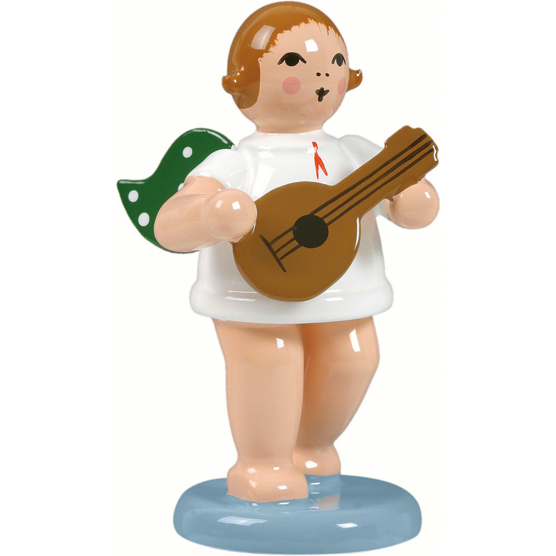Angel with Mandoline - 6,5 cm / 2.5 inch