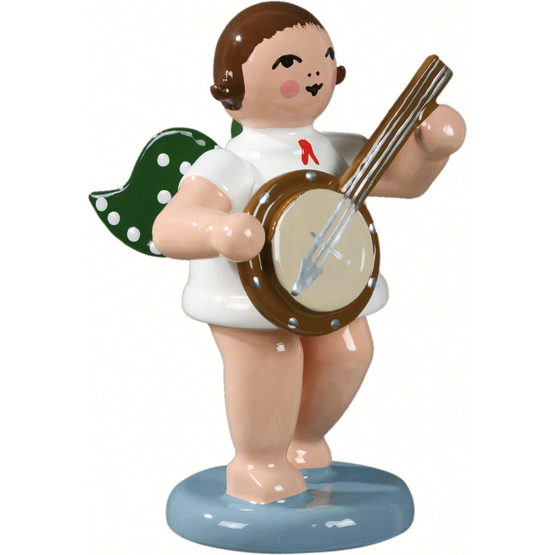 Angel with Banjo - 6,5 cm / 2.5 inch