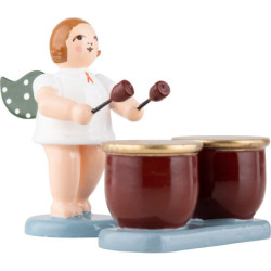 Angel with Kettledrum - 6,5 cm / 2.5 inch