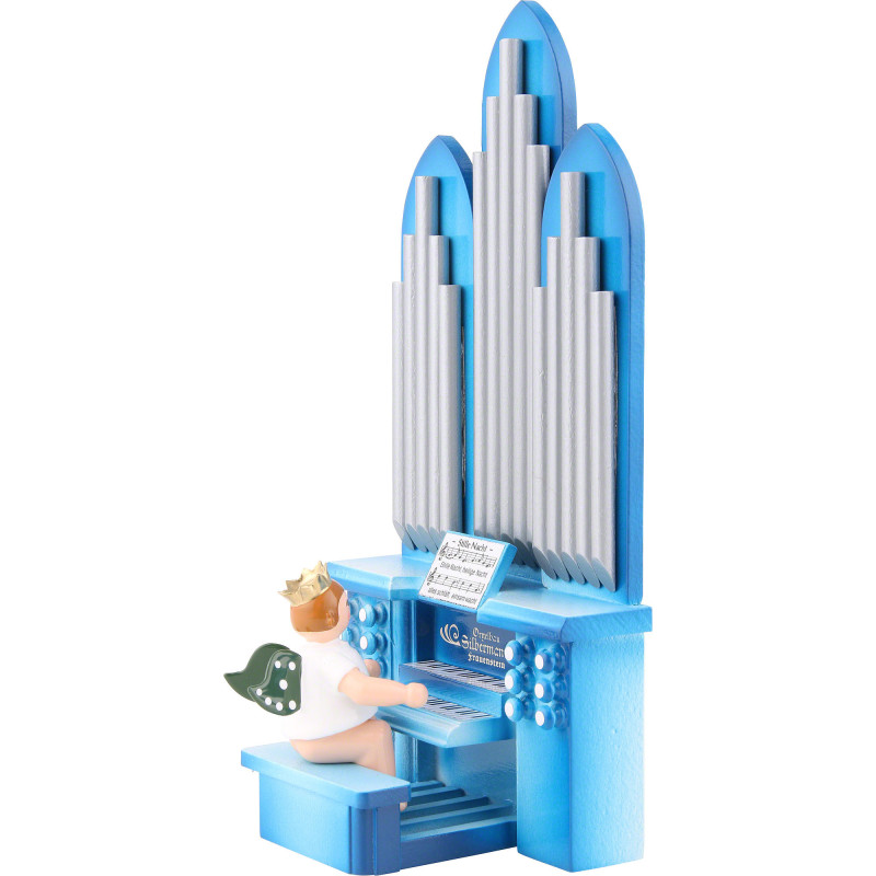 Organ with Angel with Crown - 18,5 cm / 7.3 inch