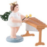 Angel with Crown at the Xylophone - 6,5 cm / 2.5 inch