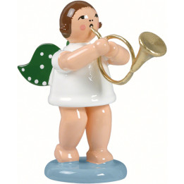 Engel mit englischem Horn - 6,5 cm