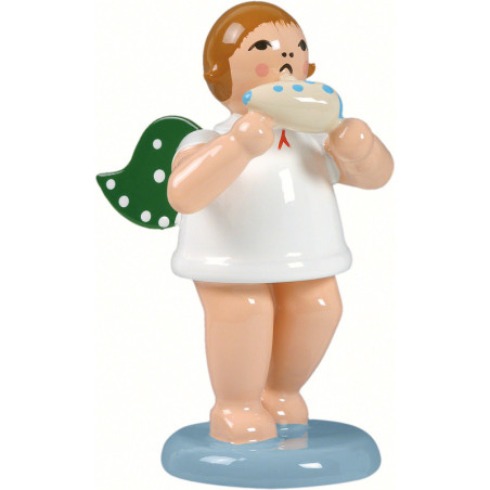 Engel mit Okarina - 6,5 cm