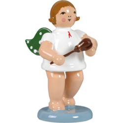 Angel with Castanet - 6,5 cm / 2.5 inch