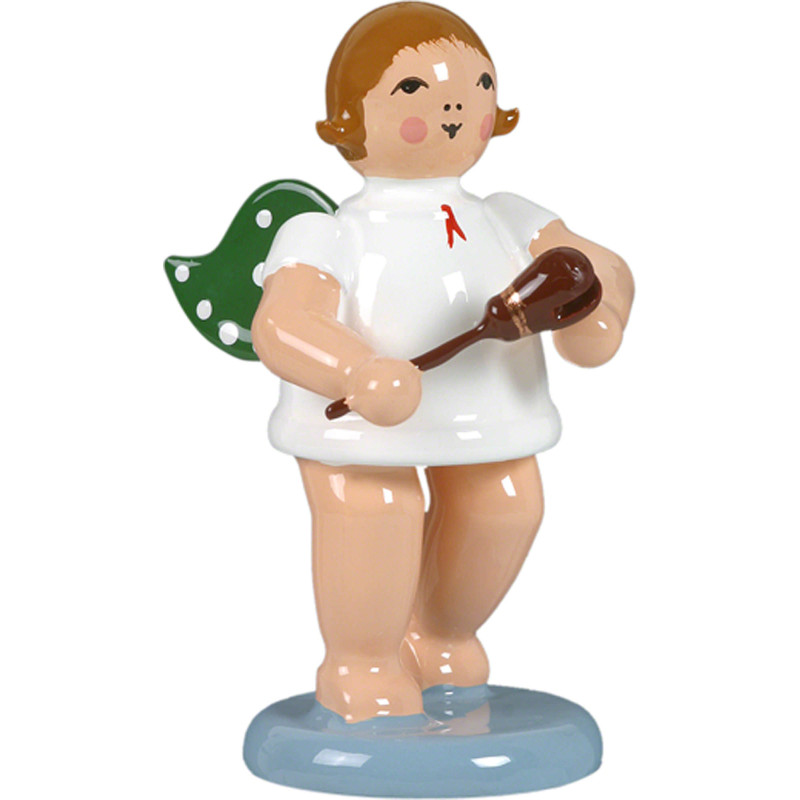 Angel with Castanet - 6,5 cm / 2.5 inch
