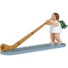Angel with Alp Horn - 6,5 cm / 2.5 inch