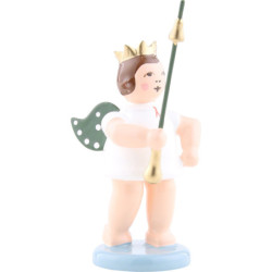 Engel mit Krone und Tambourstab - 6,5 cm