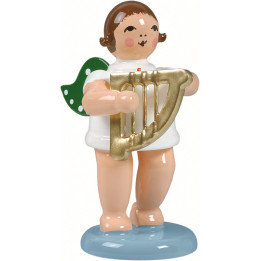 Engel mit Handharfe - 6,5 cm