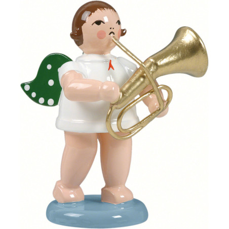 Angel with Tenor Horn - 6,5 cm / 2.5 inch