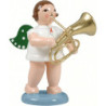 Angel with Tenor Horn - 6,5 cm / 2.5 inch