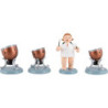 Angel with Three Timbals - 6,5 cm / 2.5 inch