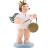 Engel mit Krone und Gong - 6,5 cm