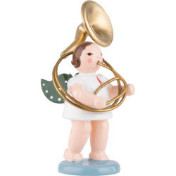 Engel mit Sousaphon - 6,5 cm