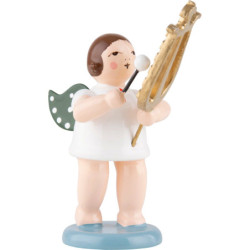 Engel mit Lyraglockenspiel - 6,5 cm
