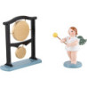 Engel mit doppelten Orchestergong - 6,5 cm