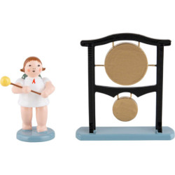 Engel mit doppelten Orchestergong - 6,5 cm