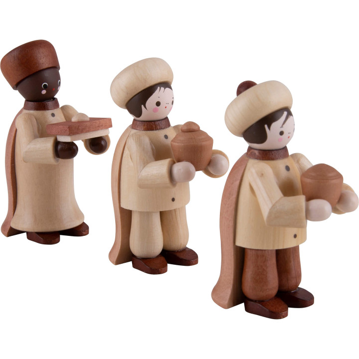 Thiel-Figuren Heilige Drei Könige - natur - 6 cm