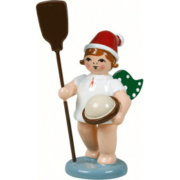 Baker Angel with Hat and Kiln Dumper - 6,5 cm / 2.5 inch