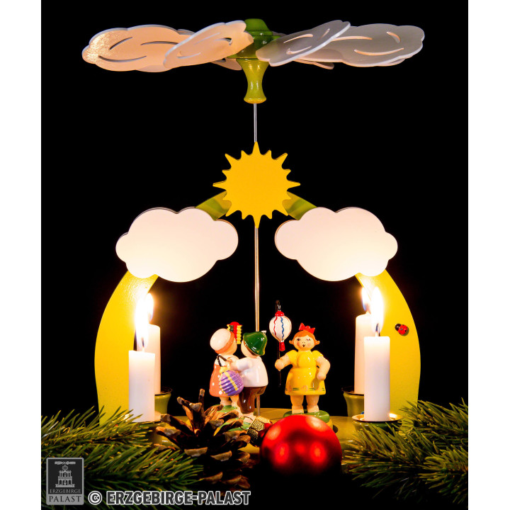 1-Tier Pyramid - Lantern Children - 23 cm / 9 inch