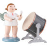 Angel with Big Orchestra Drum - 6,5 cm / 2.6 inch
