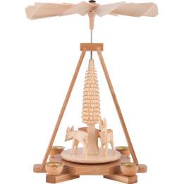1-stöckige Pyramide mit Rehen - 25 cm