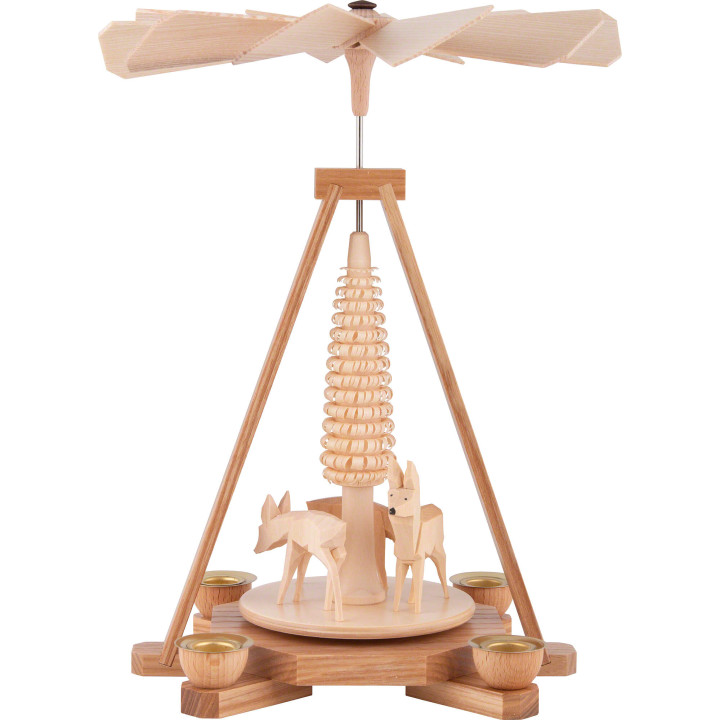 1-stöckige Pyramide mit Rehen - 25 cm