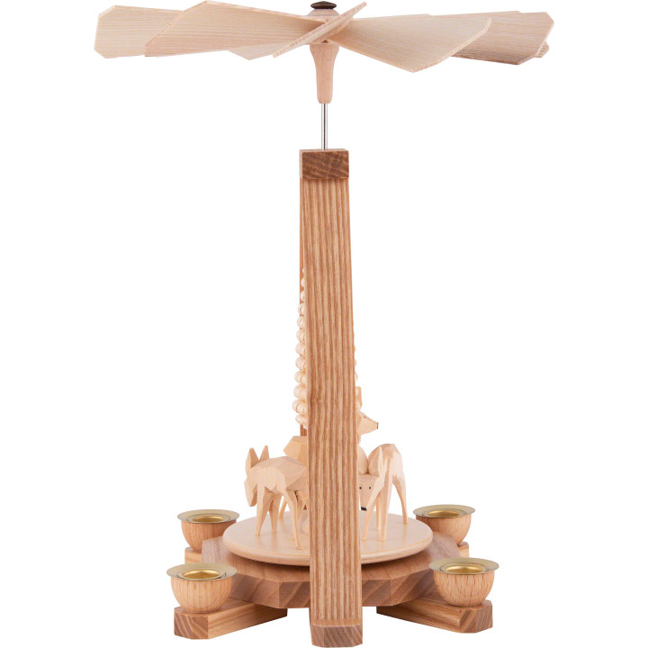 1-stöckige Pyramide mit Rehen - 25 cm