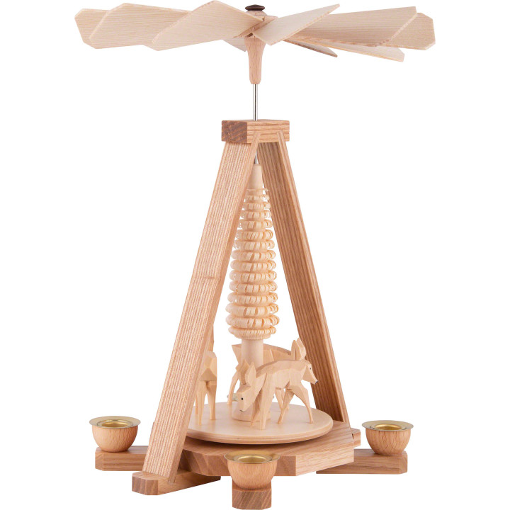 1-stöckige Pyramide mit Rehen - 25 cm