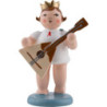 Engel mit Krone und Balalaika - 6,5 cm