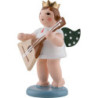 Angel with Crown and Balalaika - 6,5 cm / 2.6 inch