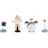 Angel with Drums - 6,5 cm / 2.6 inch