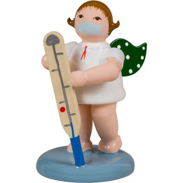 Engel mit Fieberthermometer - 6,5 cm