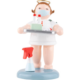 Angel with Halo and Test Kit - 6,5 cm / 2.6 inch