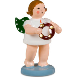 Angel with Headless Tambourine - 6,5 cm / 2.6 inch