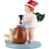 Christmas Angel with Hat and Bag of Presents - 6,5 cm / 2.6 inch
