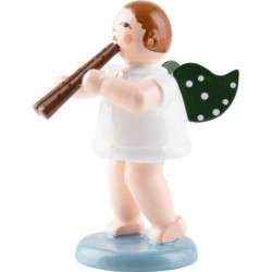Angel with Double Flute - 6,5 cm / 2.6 inch