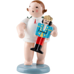 Angel with Nutcracker - 6,5 cm / 2.6 inch