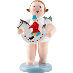 Angel with Little Rider - 6,5 cm / 2.6 inch
