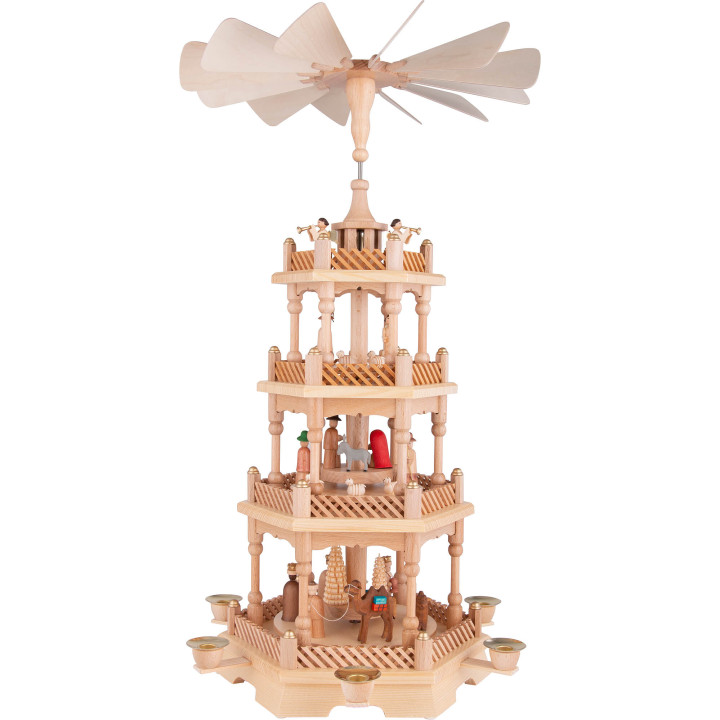 4-Tier Pyramid - Nativity - 58 cm / 22.8 inch