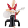 Sternkopf Engel mit Gitarre sitzend - 15,5 cm