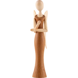 Sternkopf Engel aus Robinie - 8,0 cm