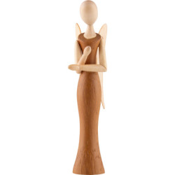 Sternkopf Engel aus Robinie - 8,0 cm