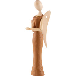 Sternkopf Engel aus Robinie - 8,0 cm